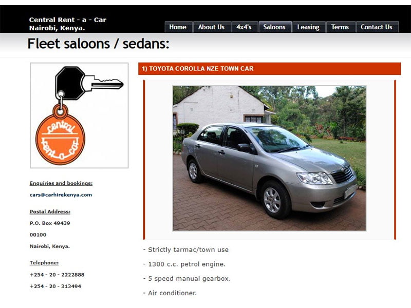 Central Rent a Car Kenya