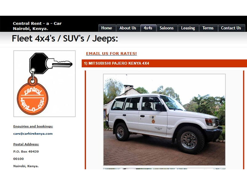 Central Rent a Car Kenya