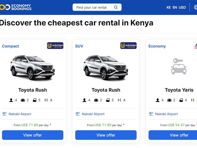 Economy Bookings