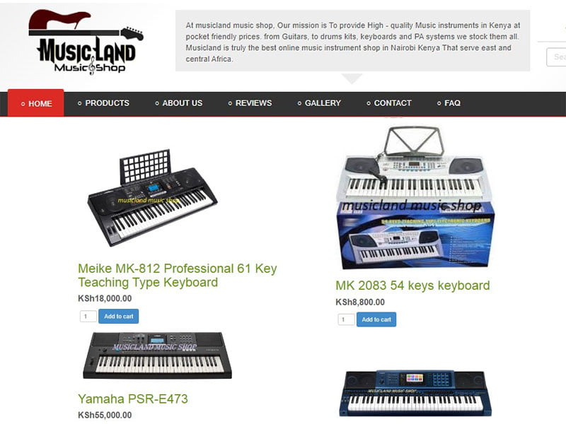 Musicland Music Shop
