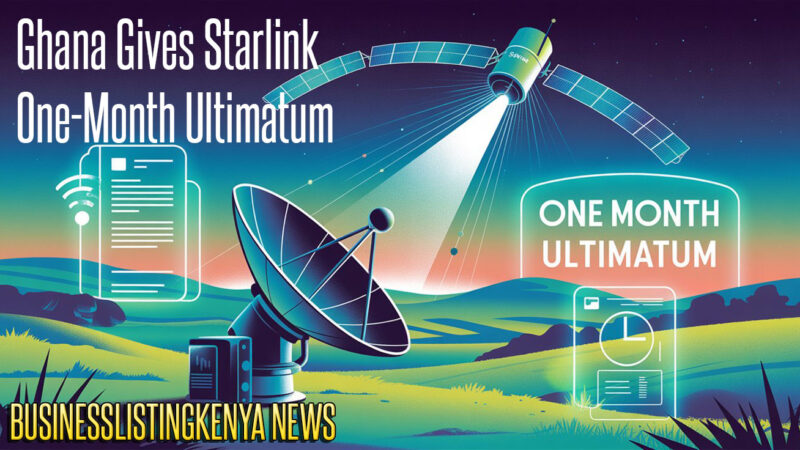 Ghana Gives Starlink One-Month Ultimatum