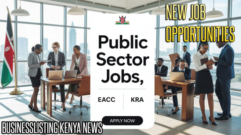 New Job Opportunities at EACC and KRA