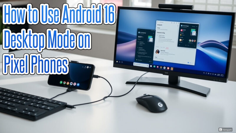 How to Use Android 16 Desktop Mode on Pixel Phones