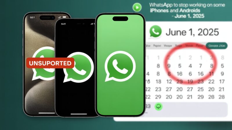 WhatsApp end support on some phones