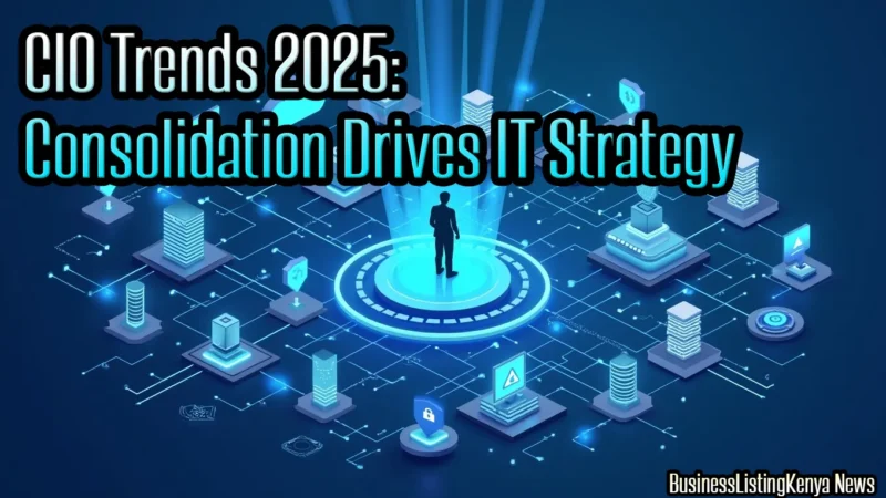 CIO Trends 2025 - IT Consolidation drives IT Strategy