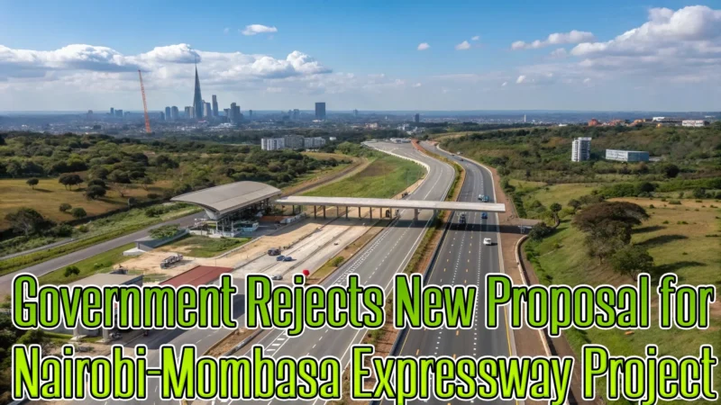 Government Rejects New Proposal for Nairobi-Mombasa Expressway Project