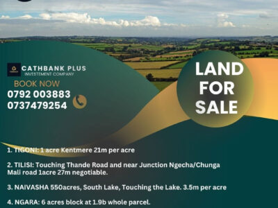 Land for Sale in Kenya | CathBank Plus
