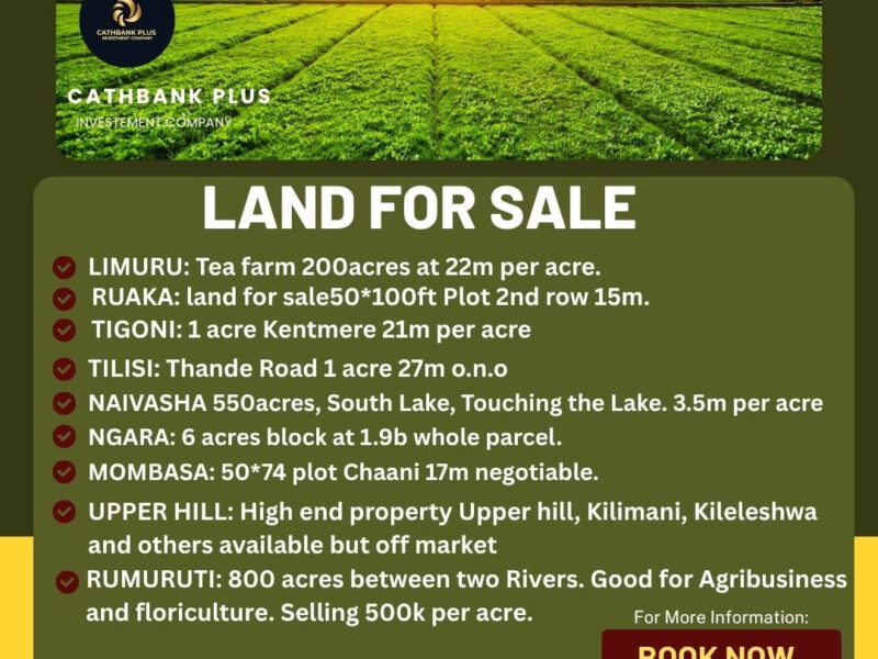 Land for Sale in Kenya | CathBank Plus
