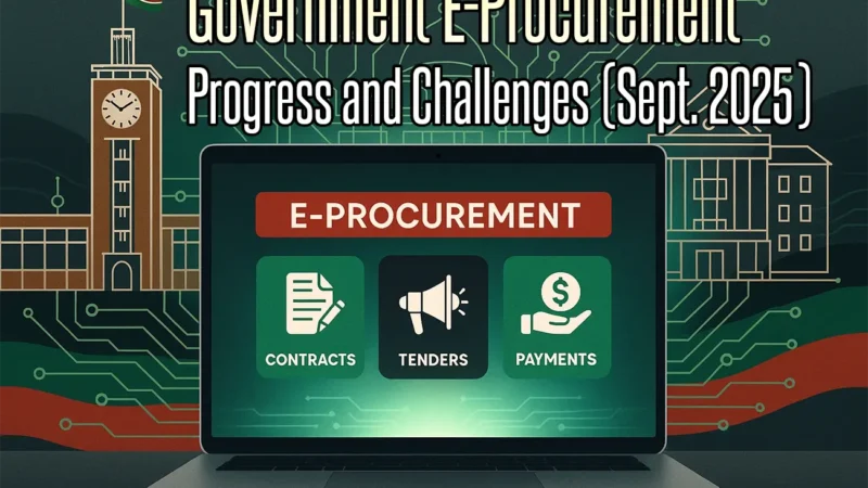 Government E-Procurement Progress and Challenges (Sept. 2025)