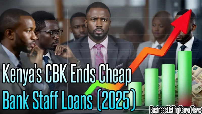 Kenya's CBK Ends Cheap Bank Staff Loans (2025)