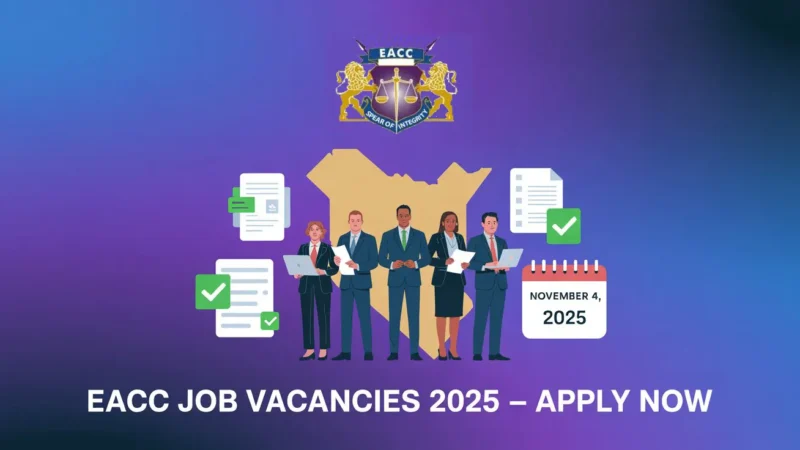 EACC Job Vacancies 2025 October
