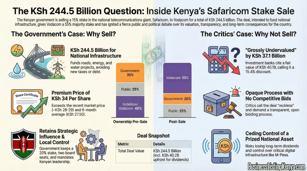 Safaricom Stake Sale