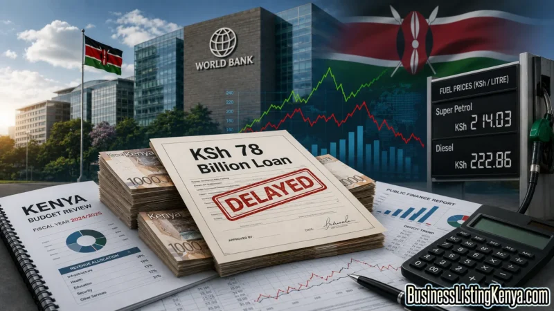 World Bank Sh78 billion loan delayed